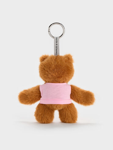 Dodie Pink-Shirt Bear Charm, Multi, hi-res