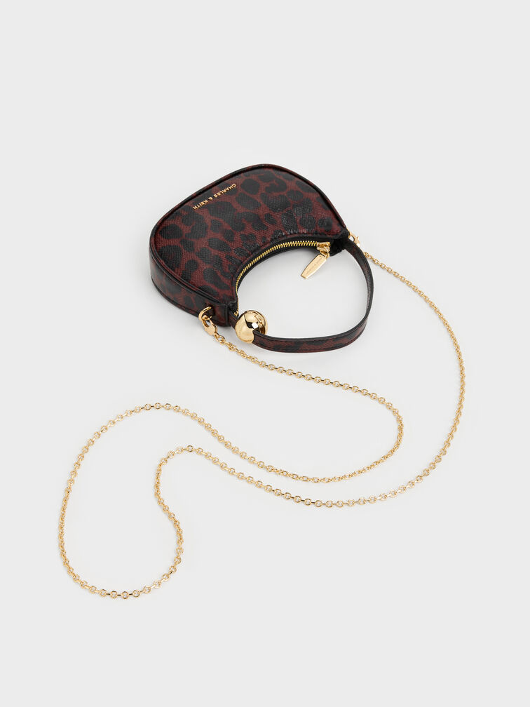 Micro Jesmyn Leopard-Print Two-Way Bag, Animal Print Burgundy, hi-res