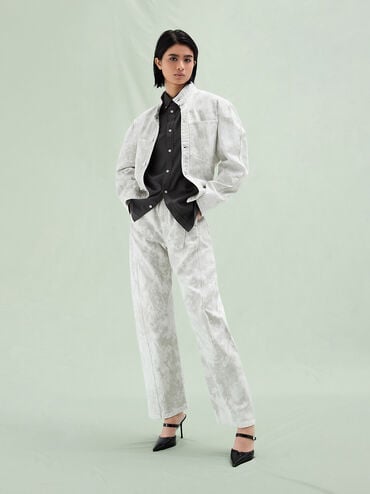 صندل مولز بكعب ستيليتو مزين بكريستال لامع, أسود براق, hi-res