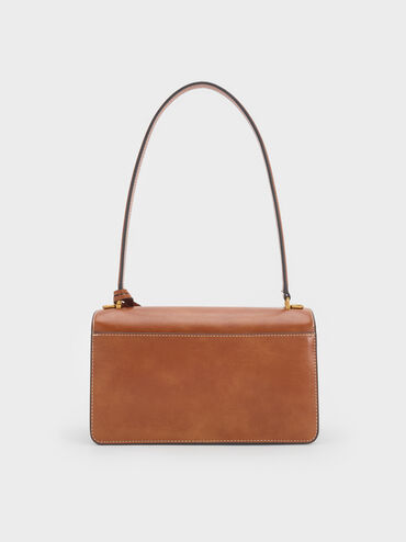 حقيبة كتف من سلسلة حبل أسيلين, Distressed Tan, hi-res