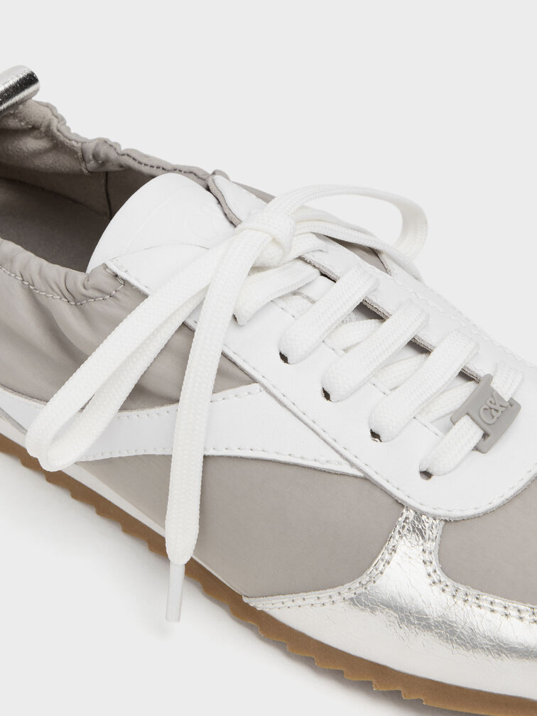 سنيكرز جيس ميتاليك, فضي, hi-res