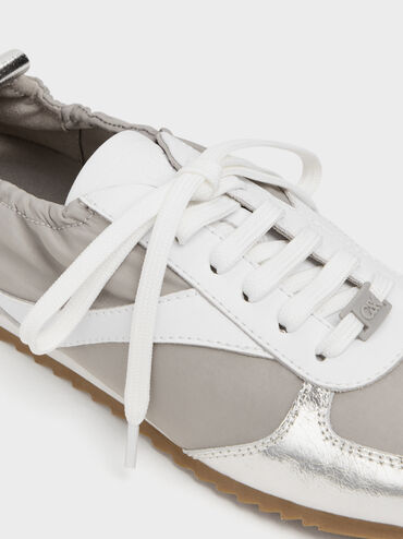 سنيكرز جيس ميتاليك, فضي, hi-res