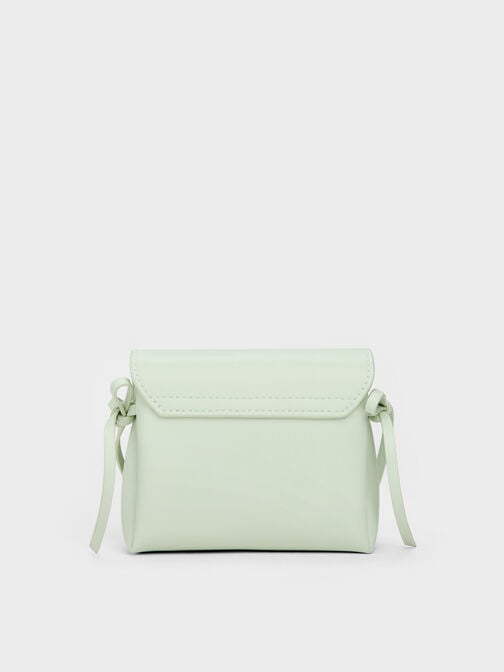 Hazel Bow Small Wallet, Mint Green, hi-res