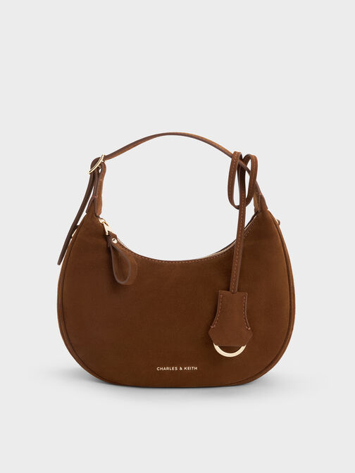 شنطة هوبو فيجا شامواه صناعي, Pecan Brown, hi-res