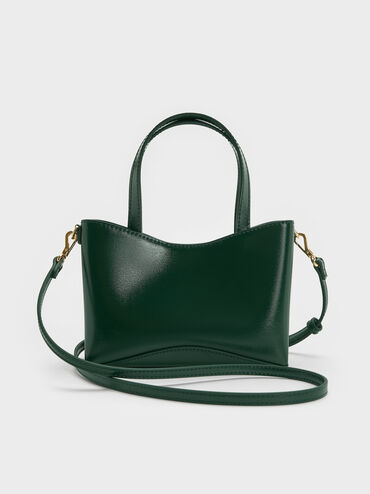 Mini Sybill Tote Bag, Dark Green, hi-res