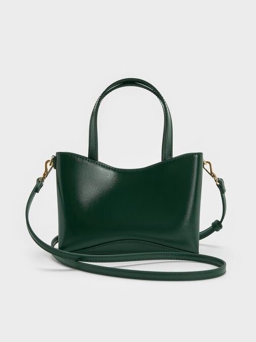 Mini Sybill Tote Bag, Dark Green, hi-res
