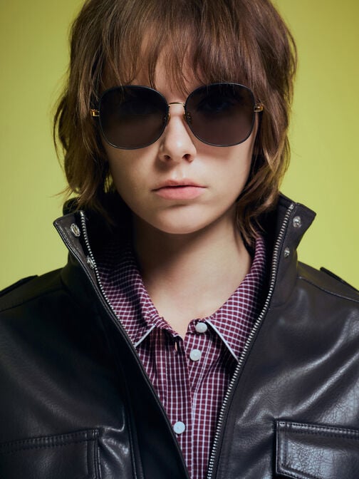 نظارات إيفيت باترفلاي الشمسية, أسود, hi-res