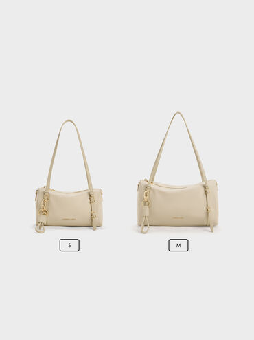 Mini Levy Nylon Shoulder Bag, Dusted Oat, hi-res