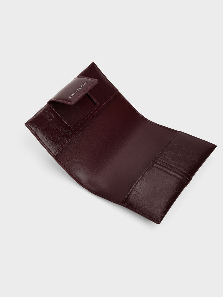 Noane Passport Holder, Wineberry Red, hi-res