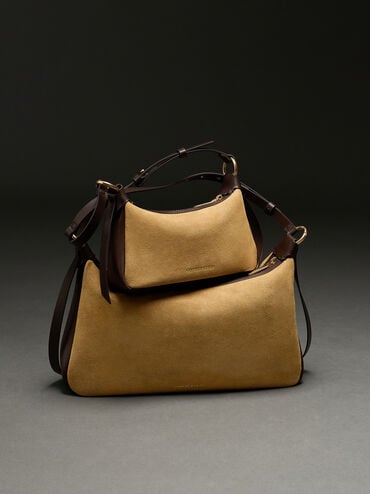 شنطة كتف كالا شامواه, رملي ذهبي هاديء, hi-res