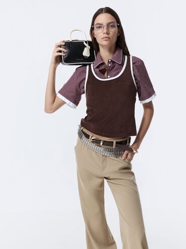 حقيبة بولينغ سيانا ميني ملونة بتصميم بلونين, متعدد الألوان, hi-res