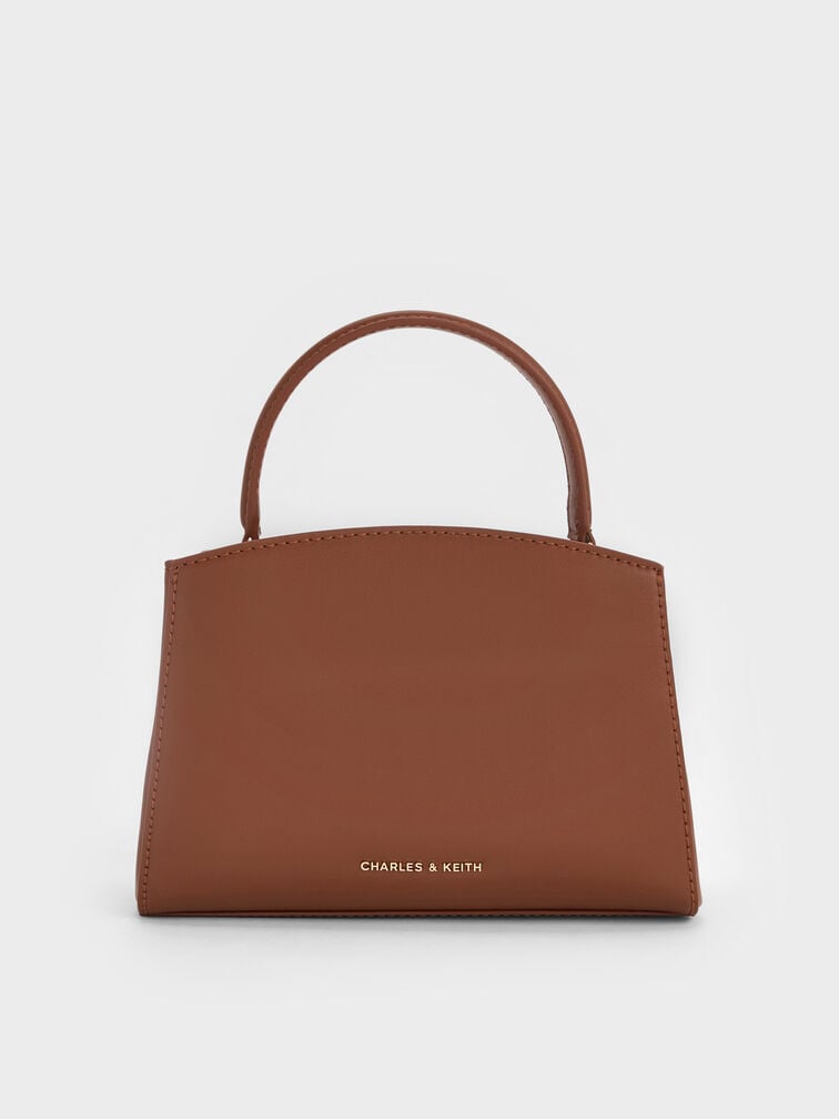 حقيبة أوبرييل من القماش بلونين مع يد علوية, رمادي مائل للبني كانفاس, hi-res