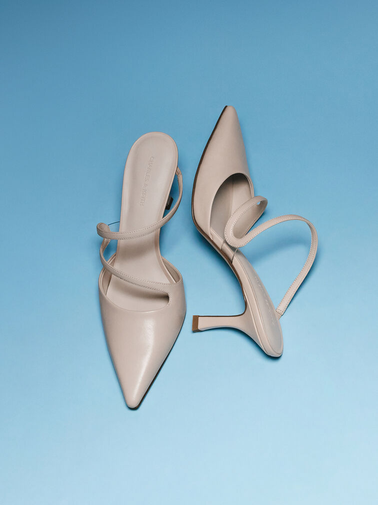 حذاء ميول أردن بمقدمة مدببة وكعب متموج, وردي فاتح, hi-res