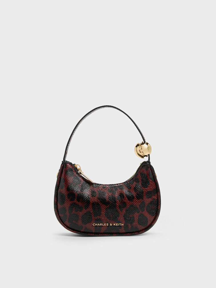 Micro Jesmyn Leopard-Print Two-Way Bag, Animal Print Burgundy, hi-res