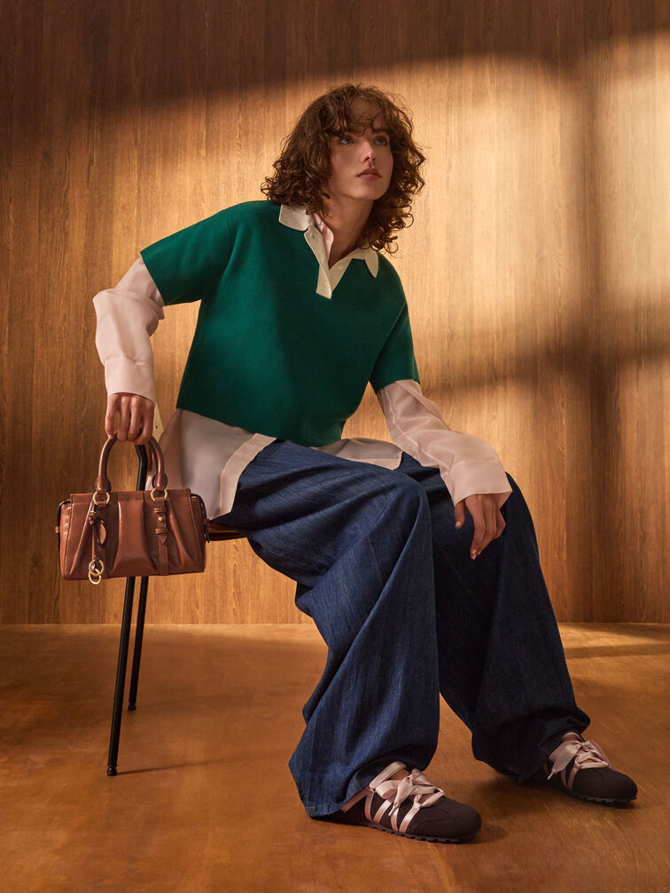 شنطة توت بريتون, شوكولاتي, hi-res