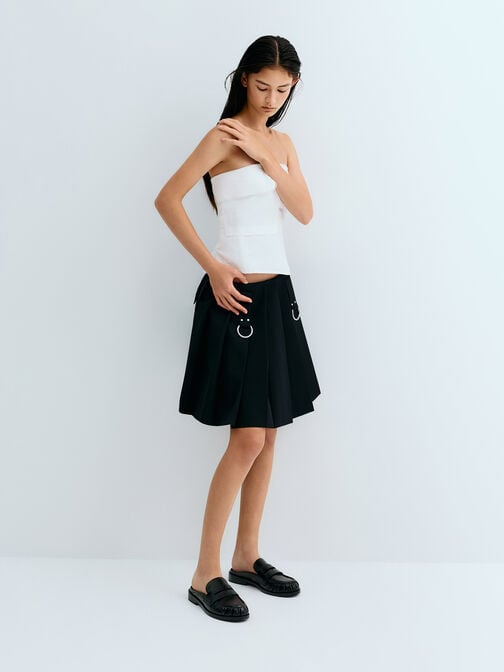 حذاء لوفر ميول "ديلان" بيني, أسود, hi-res