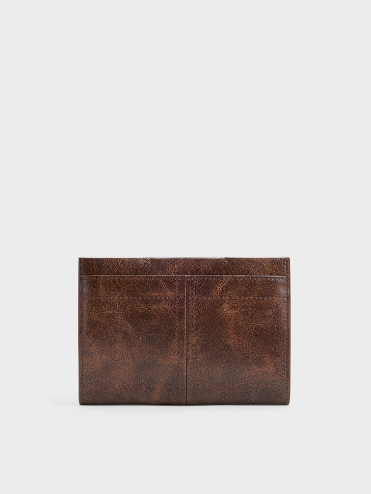 Noane Passport Holder, Distressed Coffee, hi-res
