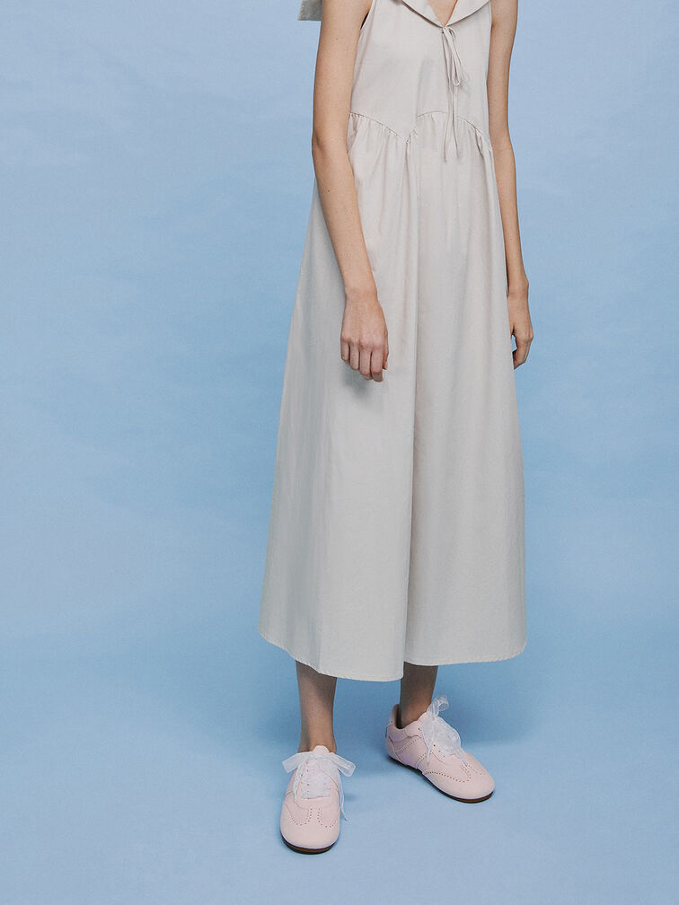 حذاء رياضي سيسي من الدانتيل الشفاف بنقشات قلوب, وردي فاتح, hi-res