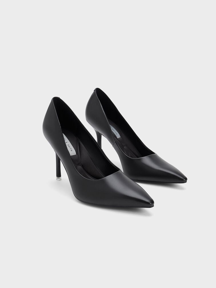 Emmy Stiletto Heel Pumps, Black, hi-res
