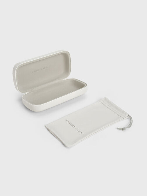 نظارات شمسية مستطيلة من سابل نوت, لون صدفة السلحفاة, hi-res