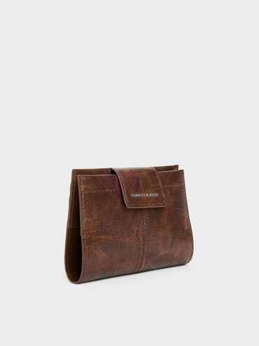 Noane Passport Holder, Distressed Coffee, hi-res