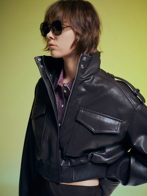 نظارات إيفيت باترفلاي الشمسية, أسود, hi-res