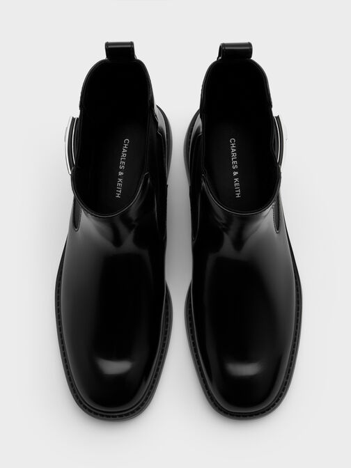 بوت لاندو تشيلسي بمشبك ميتاليك, صندوق أسود, hi-res