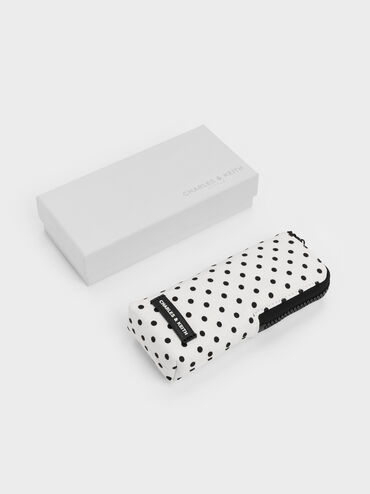 Girls' Gabine Polka-Dot Sunglasses, Cream, hi-res