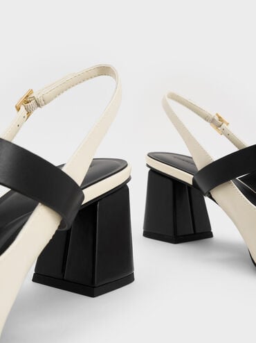 حذاء إيفيت بكعب وتصميم ماري جين مفتوح من الخلف, أبيض طباشيري, hi-res