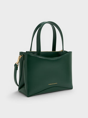 Mini Sybill Tote Bag, Dark Green, hi-res
