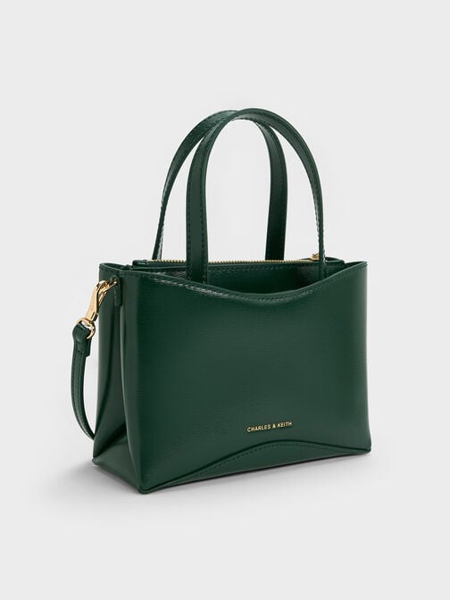 Mini Sybill Tote Bag, Dark Green, hi-res