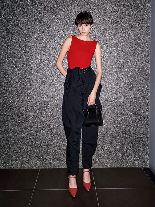 حقيبة يد بحمالة, أسود, hi-res