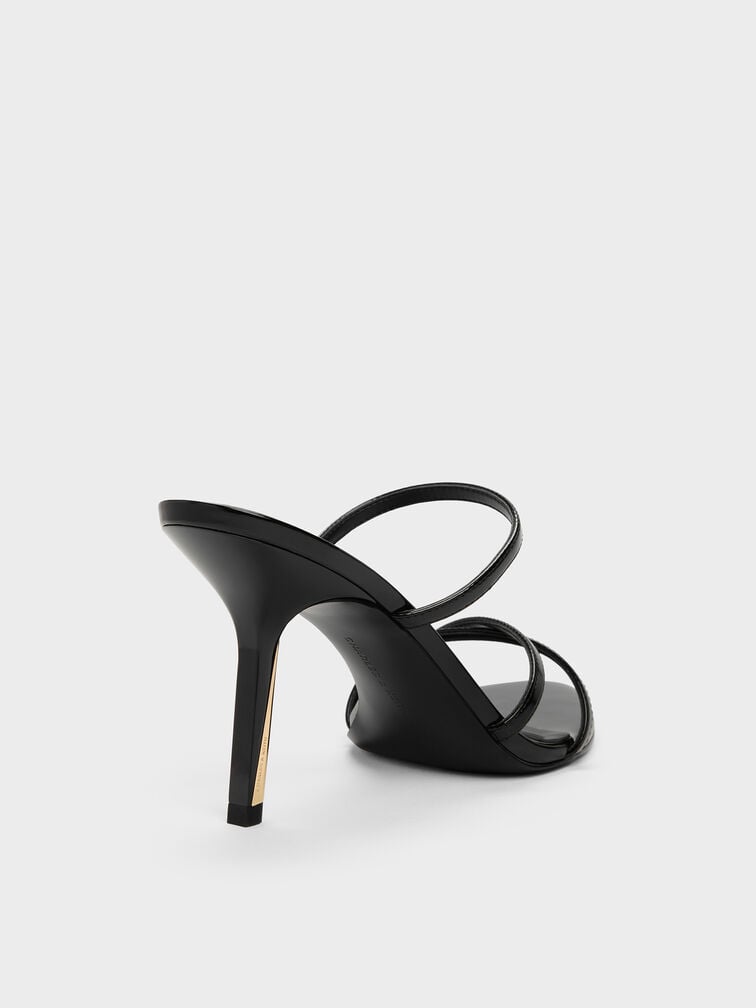 تايلن - موليه بأحزمة وكعب, صندوق أسود, hi-res