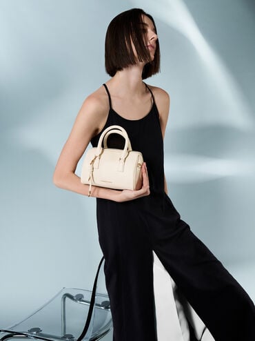 حقيبة إيفرلي بولينغ, كريمي, hi-res