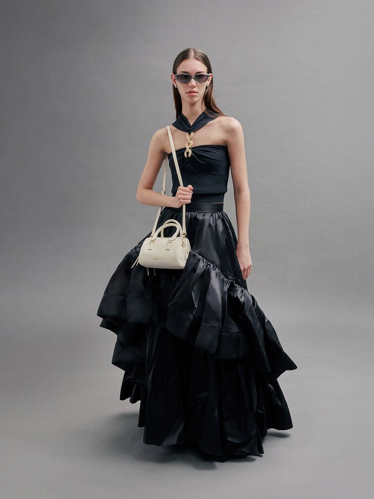 حقيبة إيفرلي بولينغ, كريمي, hi-res