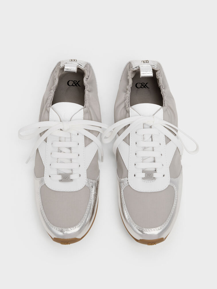 سنيكرز جيس ميتاليك, فضي, hi-res