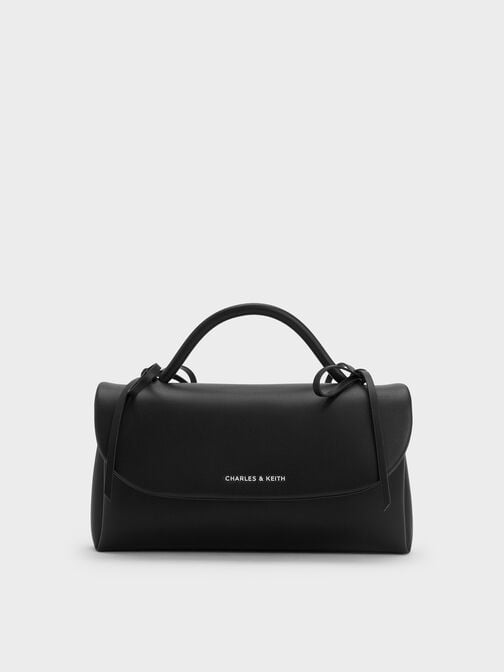 محفظة "هازل" بسلسلة وعقدة, أسود كلاسيكي, hi-res