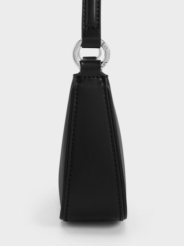 Elspeth Chain Shoulder Bag, Noir, hi-res