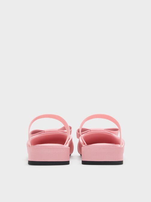 Brantley Bow Mules, Pink, hi-res