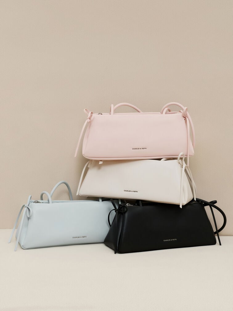 حقيبة كتف بفيونكة, , hi-res