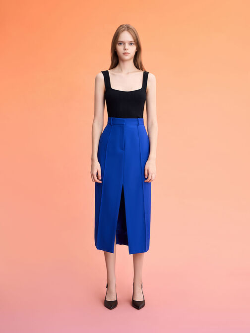 حذاء بكعب ستيليتو وسير خلفي, أسود, hi-res