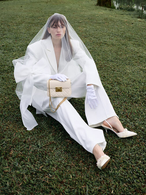 حذاء كعب ليدا ساتان بحزام كاحل مزين بالخرز, أبيض, hi-res