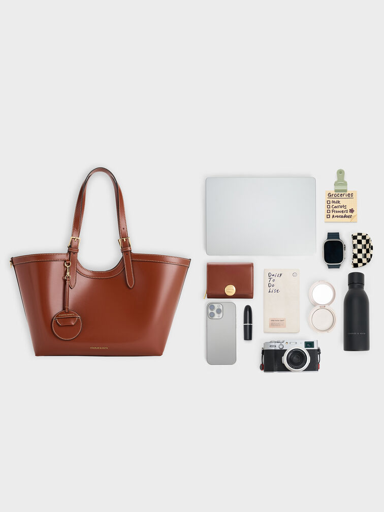 حقيبة حمل كبيرة الحجم من إينولا, قرميدي, hi-res