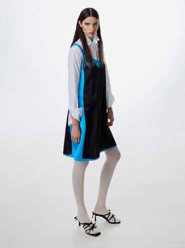 حذاء ميول "كيليس" بكعب وأحزمة وعقدة وردة, صندوق أسود, hi-res