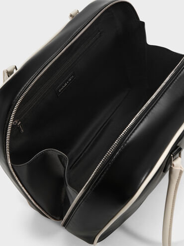 حقيبة بولينغ سيانا كبيرة ملونة بلونين, متعدد الألوان, hi-res