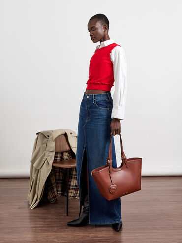 حقيبة حمل كبيرة الحجم من إينولا, قرميدي, hi-res