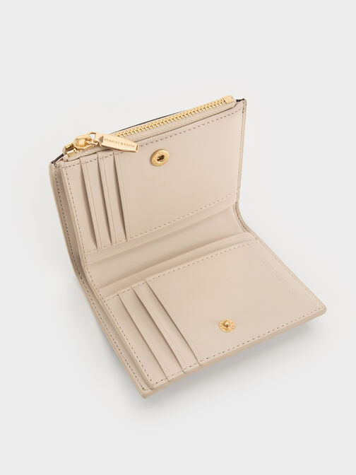 محفظة صغيرة هندسية بألوان متداخلة من ميدوري, Multi Brown, hi-res