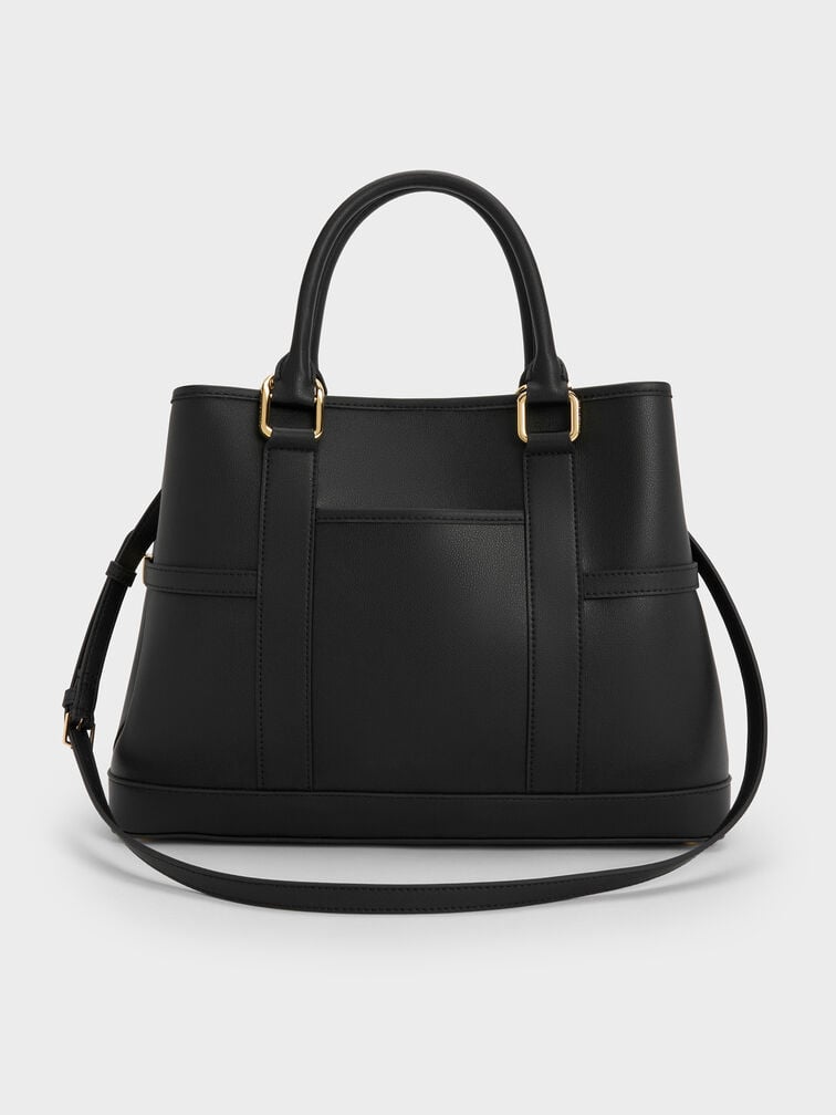 Scottie Tote Bag, Black, hi-res