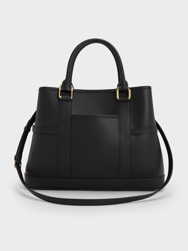 Scottie Tote Bag, Black, hi-res