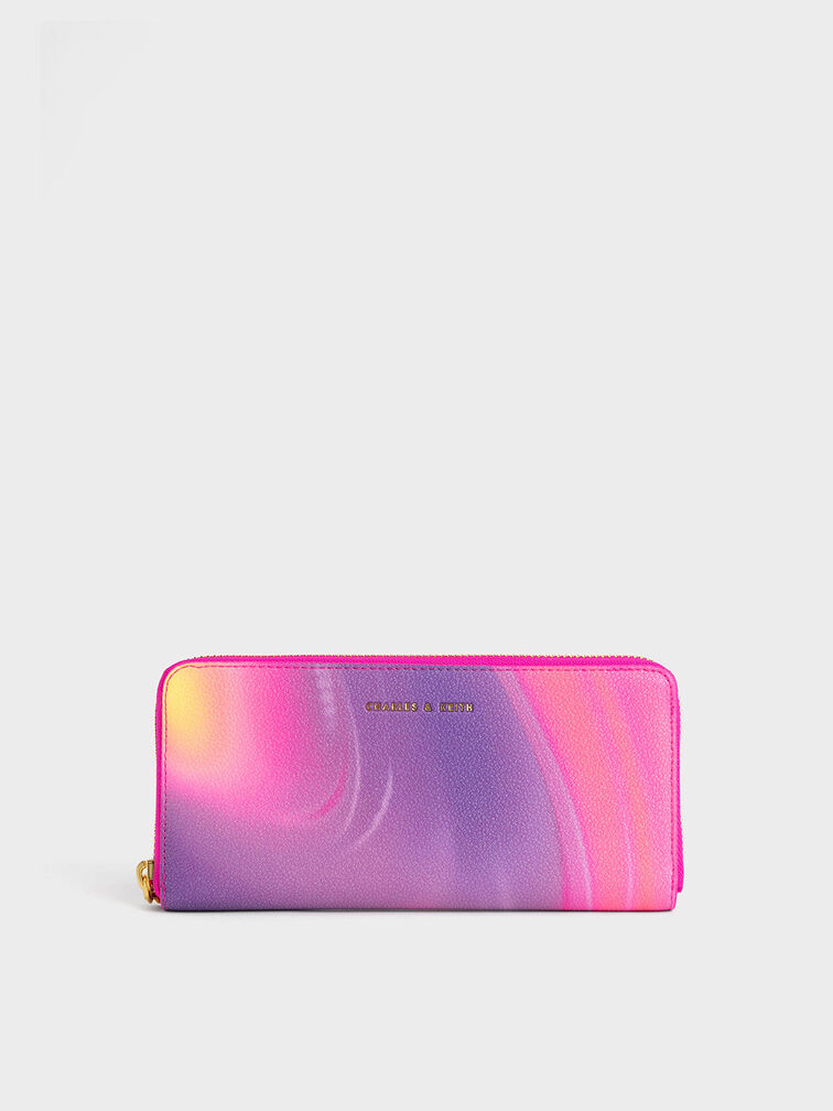 Holographic Dulcie Holographicaphic Zip-Around Long Wallet ...